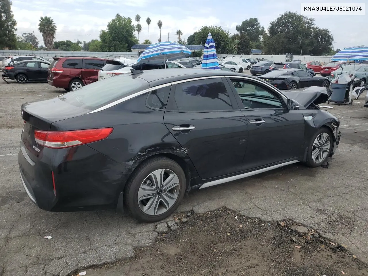 2018 Kia Optima Hybrid VIN: KNAGU4LE7J5021074 Lot: 72095584