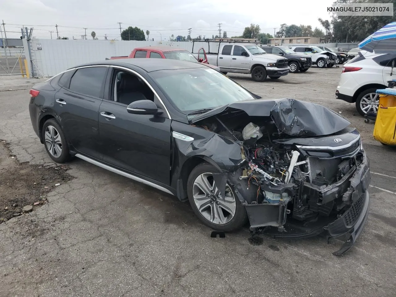 2018 Kia Optima Hybrid VIN: KNAGU4LE7J5021074 Lot: 72095584