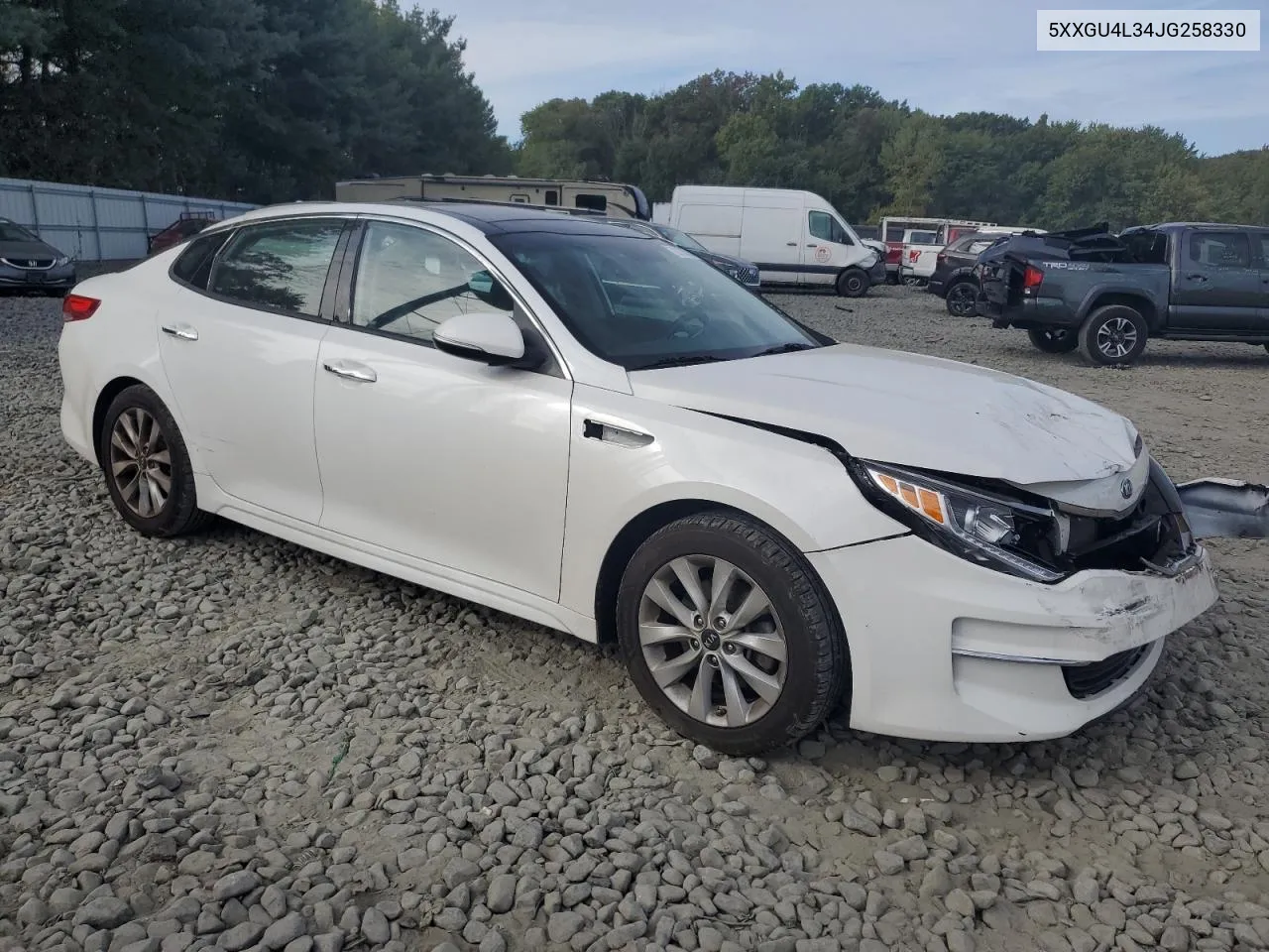 2018 Kia Optima Ex VIN: 5XXGU4L34JG258330 Lot: 72120734