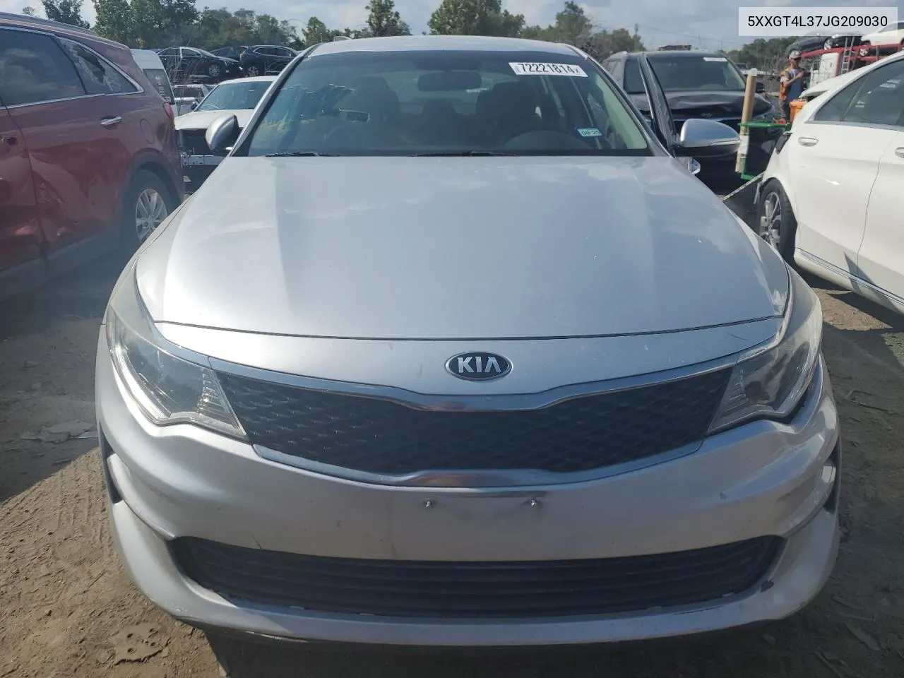 2018 Kia Optima Lx VIN: 5XXGT4L37JG209030 Lot: 72221814