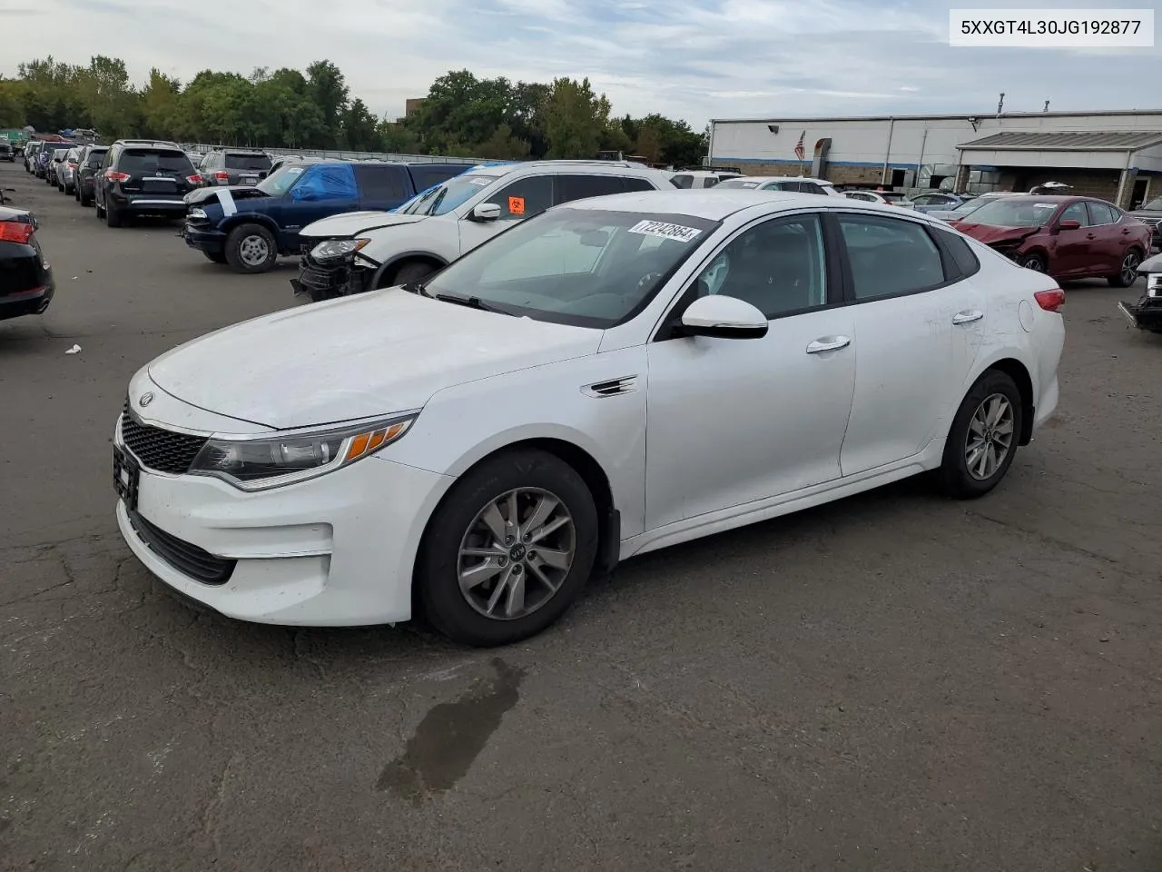 2018 Kia Optima Lx VIN: 5XXGT4L30JG192877 Lot: 72242864