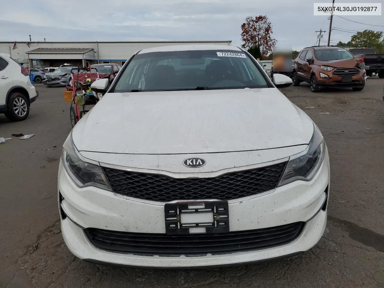 2018 Kia Optima Lx VIN: 5XXGT4L30JG192877 Lot: 72242864