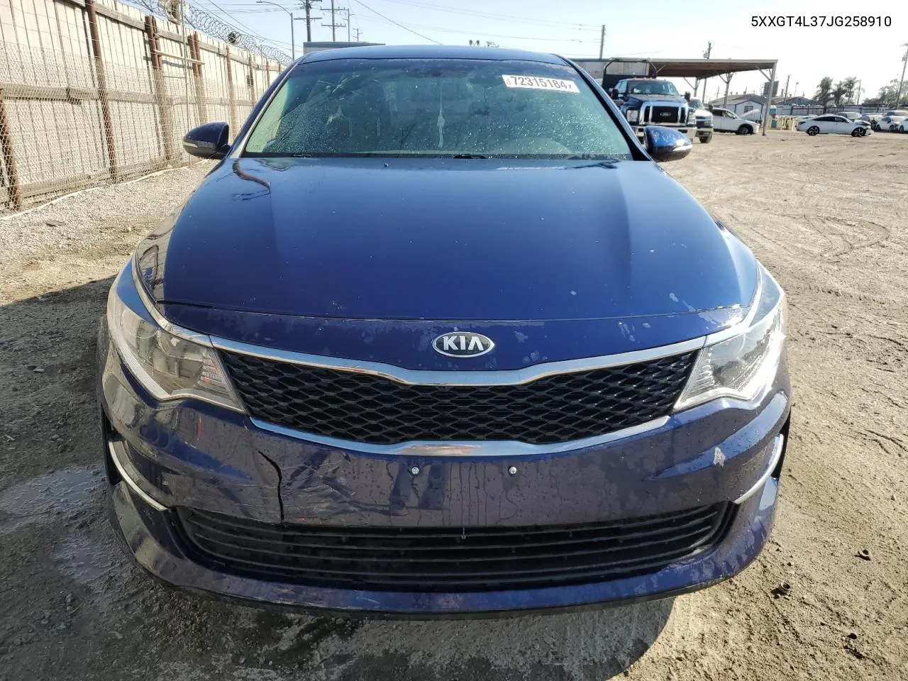 2018 Kia Optima Lx VIN: 5XXGT4L37JG258910 Lot: 72315184