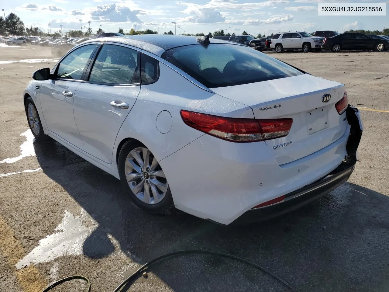 2018 Kia Optima Ex VIN: 5XXGU4L32JG215556 Lot: 72350364