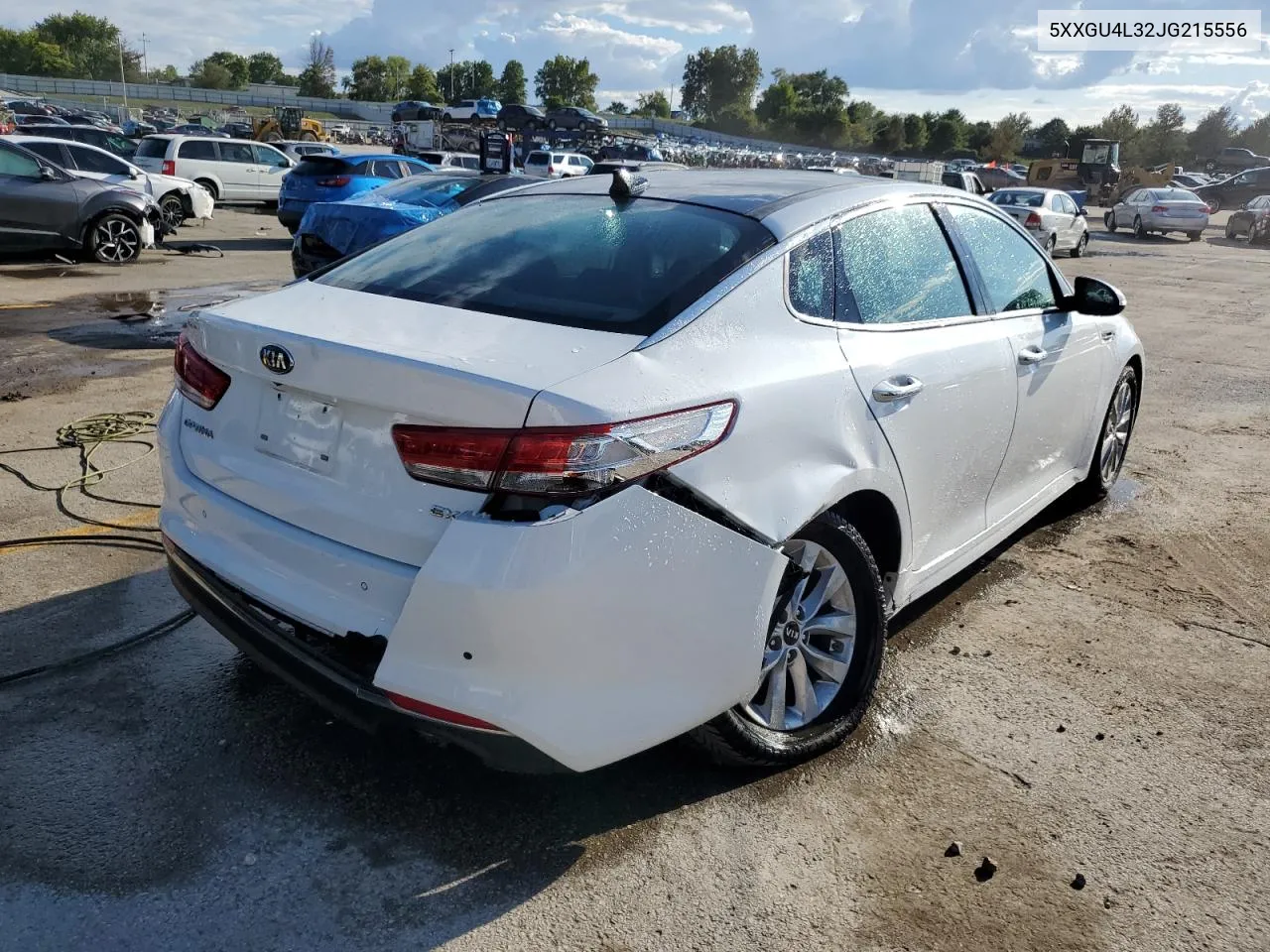 2018 Kia Optima Ex VIN: 5XXGU4L32JG215556 Lot: 72350364