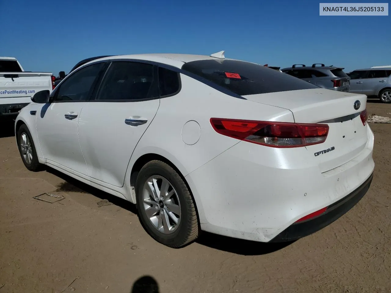 2018 Kia Optima Lx VIN: KNAGT4L36J5205133 Lot: 72407074