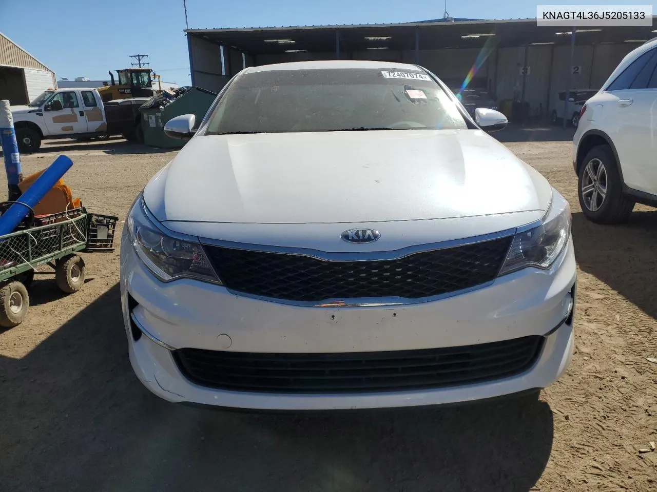 2018 Kia Optima Lx VIN: KNAGT4L36J5205133 Lot: 72407074