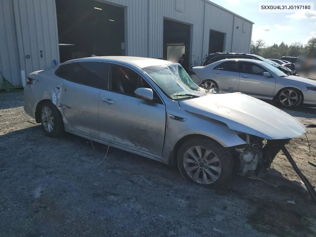 5XXGU4L31JG197180 2018 Kia Optima Ex