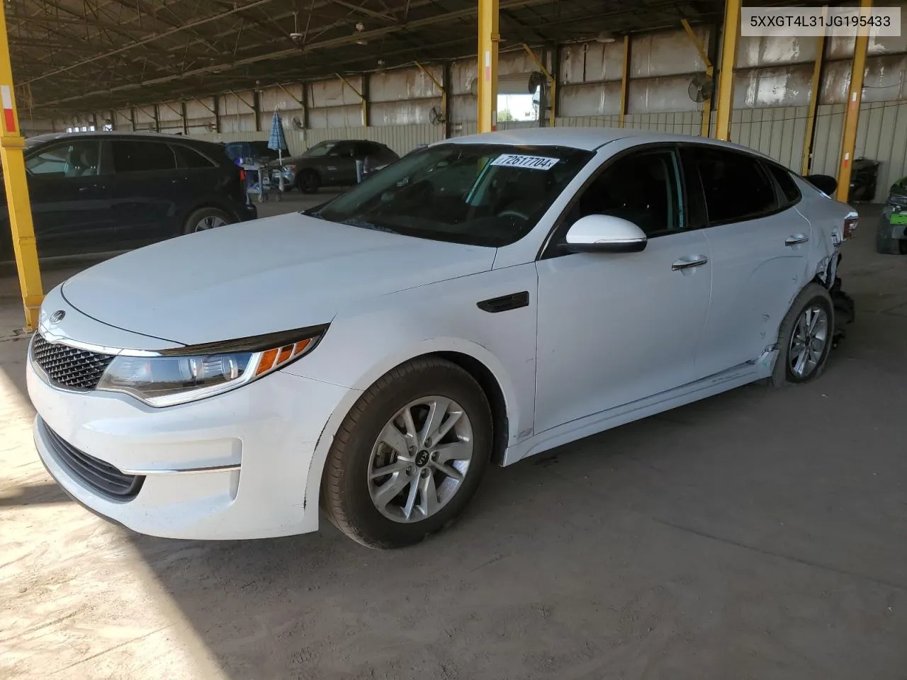 5XXGT4L31JG195433 2018 Kia Optima Lx