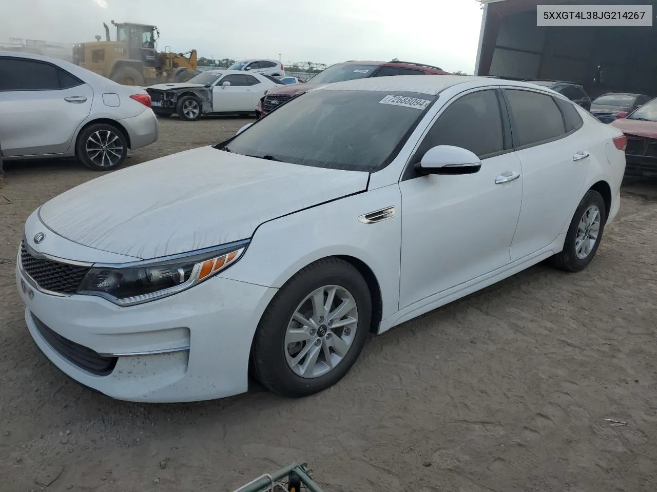 2018 Kia Optima Lx VIN: 5XXGT4L38JG214267 Lot: 72688094