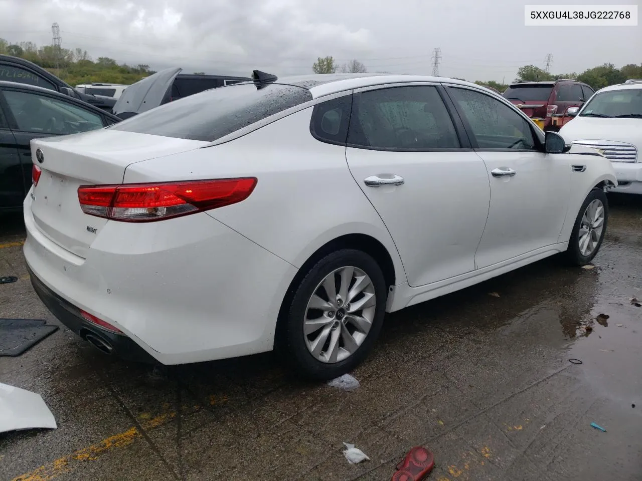 2018 Kia Optima Ex VIN: 5XXGU4L38JG222768 Lot: 72753804