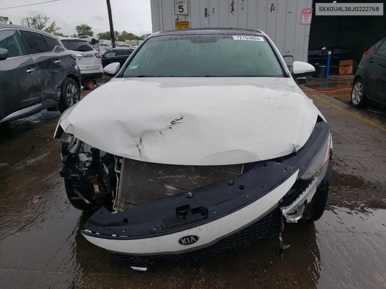 5XXGU4L38JG222768 2018 Kia Optima Ex