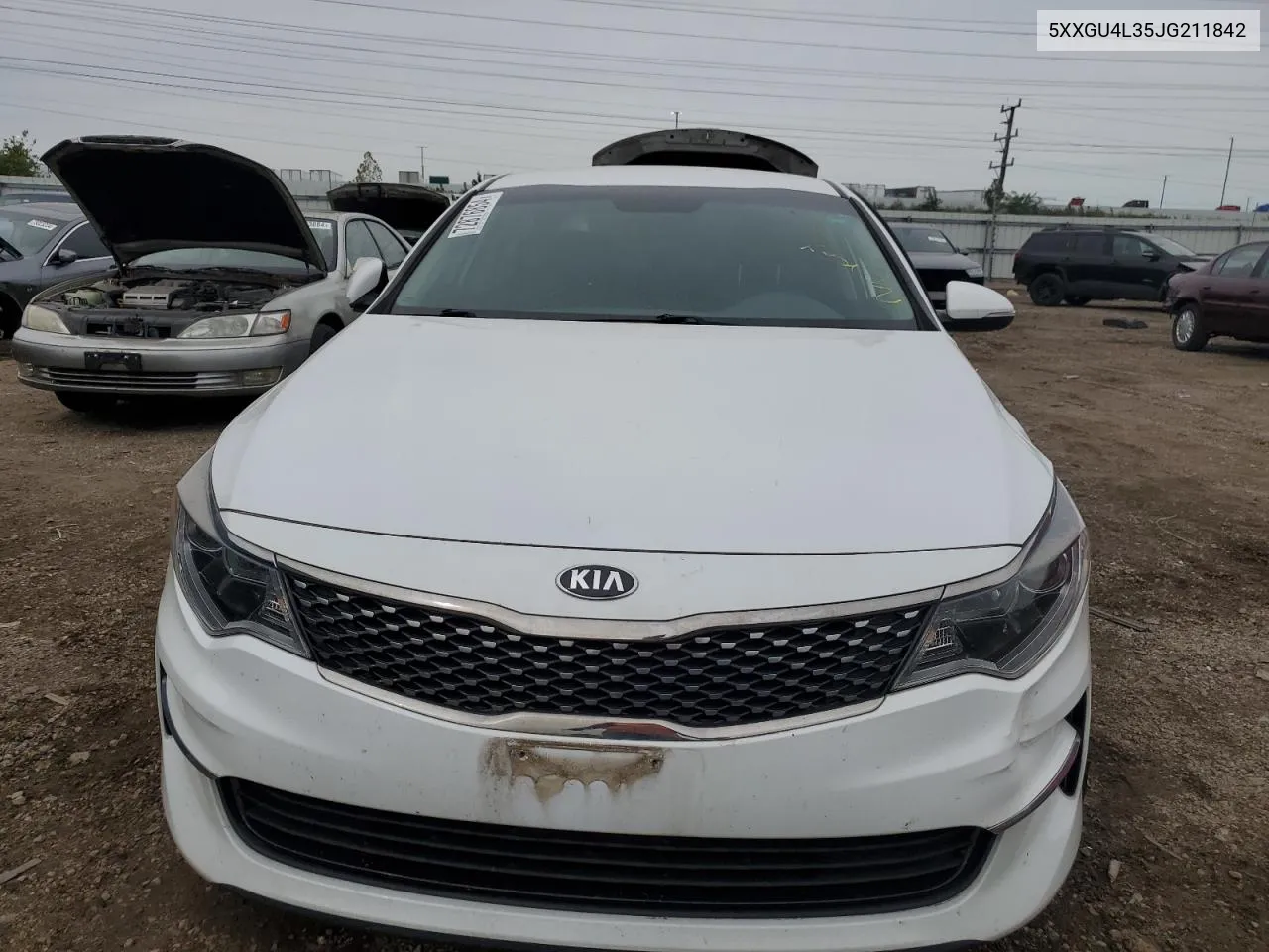 2018 Kia Optima Ex VIN: 5XXGU4L35JG211842 Lot: 72876854