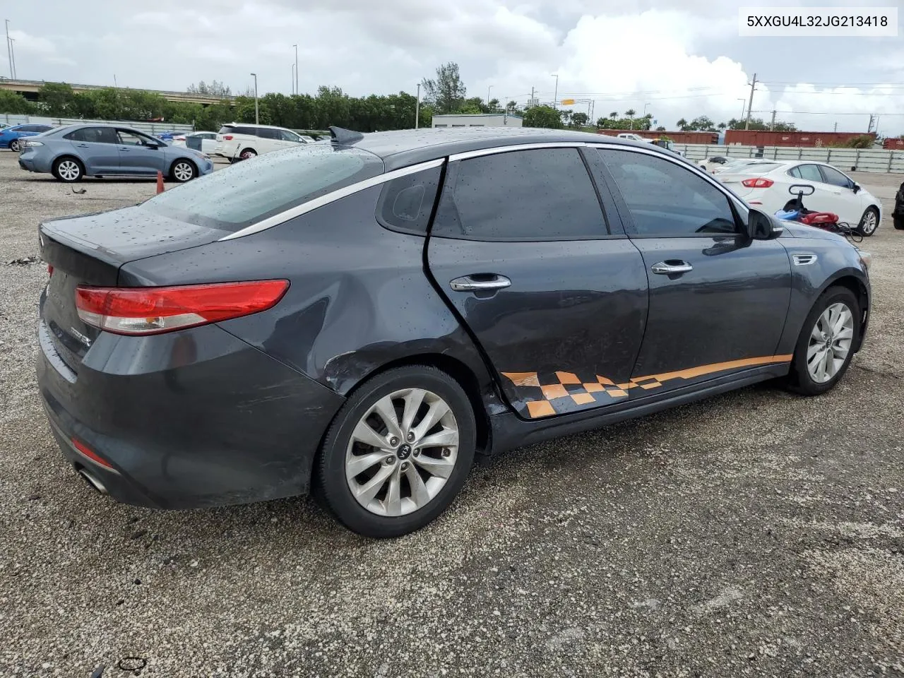 2018 Kia Optima Ex VIN: 5XXGU4L32JG213418 Lot: 72882634