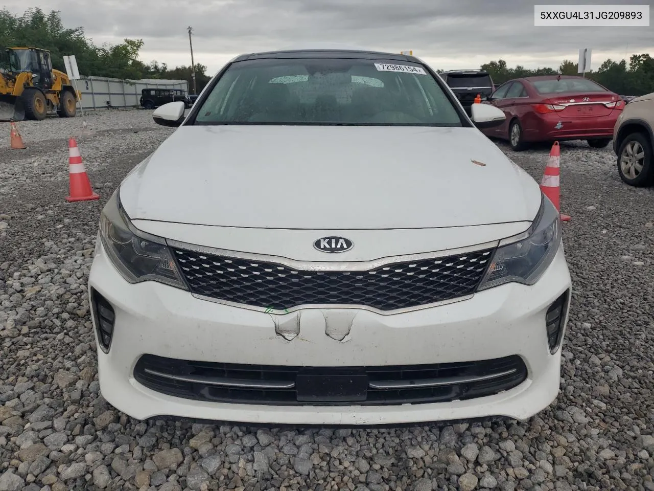 2018 Kia Optima Ex VIN: 5XXGU4L31JG209893 Lot: 72986154