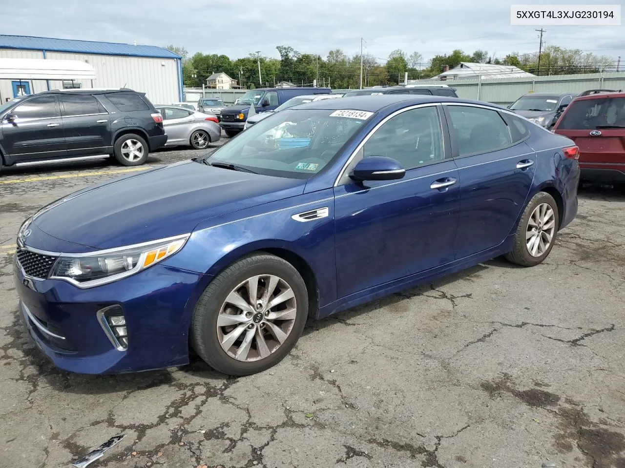 2018 Kia Optima Lx VIN: 5XXGT4L3XJG230194 Lot: 73218134