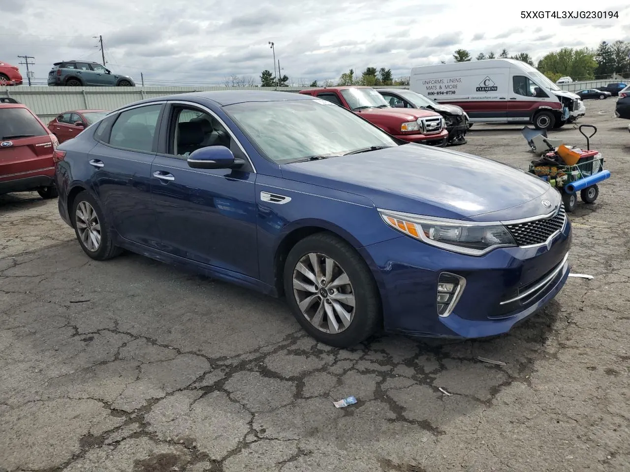 2018 Kia Optima Lx VIN: 5XXGT4L3XJG230194 Lot: 73218134