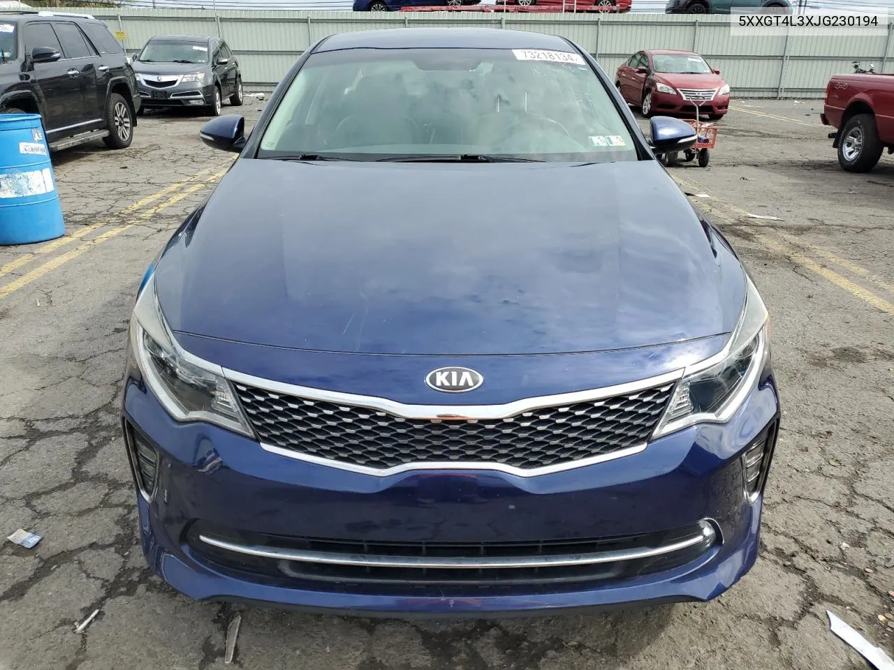 2018 Kia Optima Lx VIN: 5XXGT4L3XJG230194 Lot: 73218134