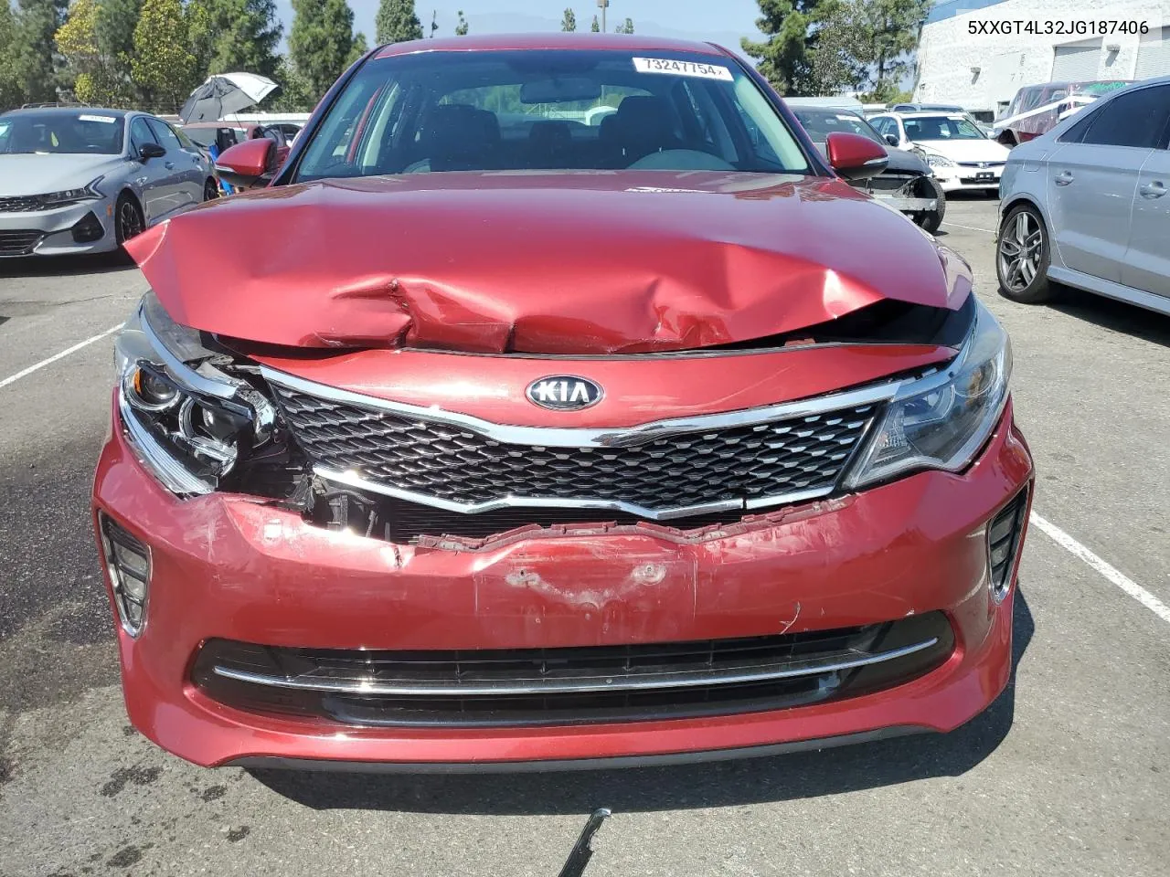 2018 Kia Optima Lx VIN: 5XXGT4L32JG187406 Lot: 73247754