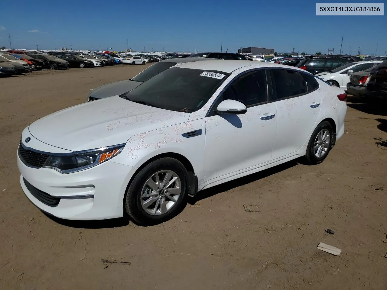 5XXGT4L3XJG184866 2018 Kia Optima Lx