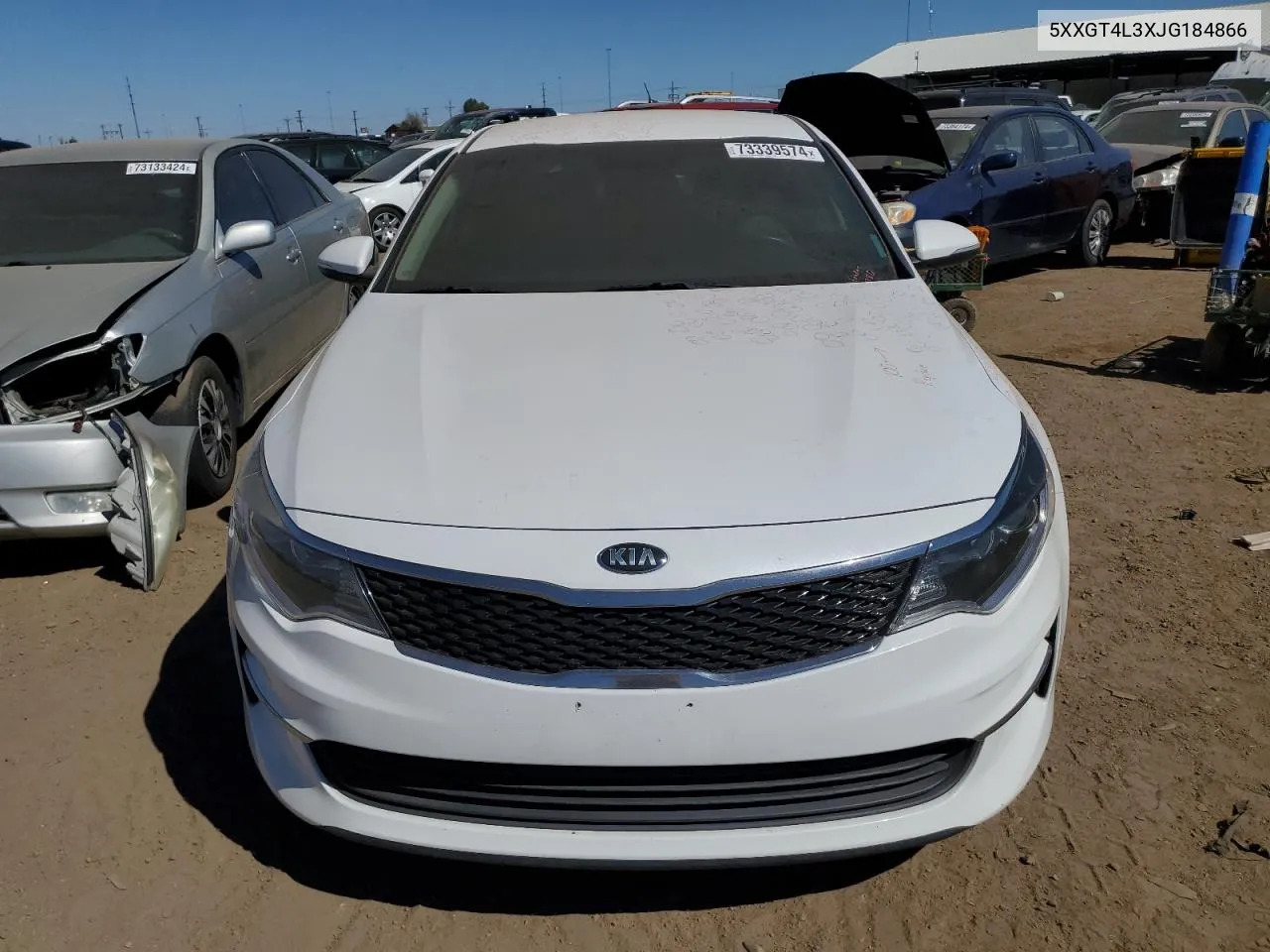 2018 Kia Optima Lx VIN: 5XXGT4L3XJG184866 Lot: 73339574