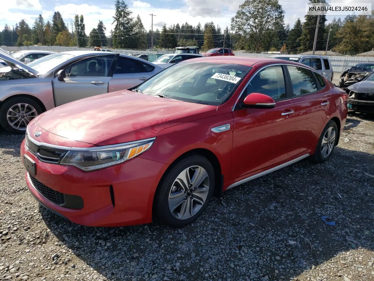 KNAGU4LE3J5024246 2018 Kia Optima Hybrid