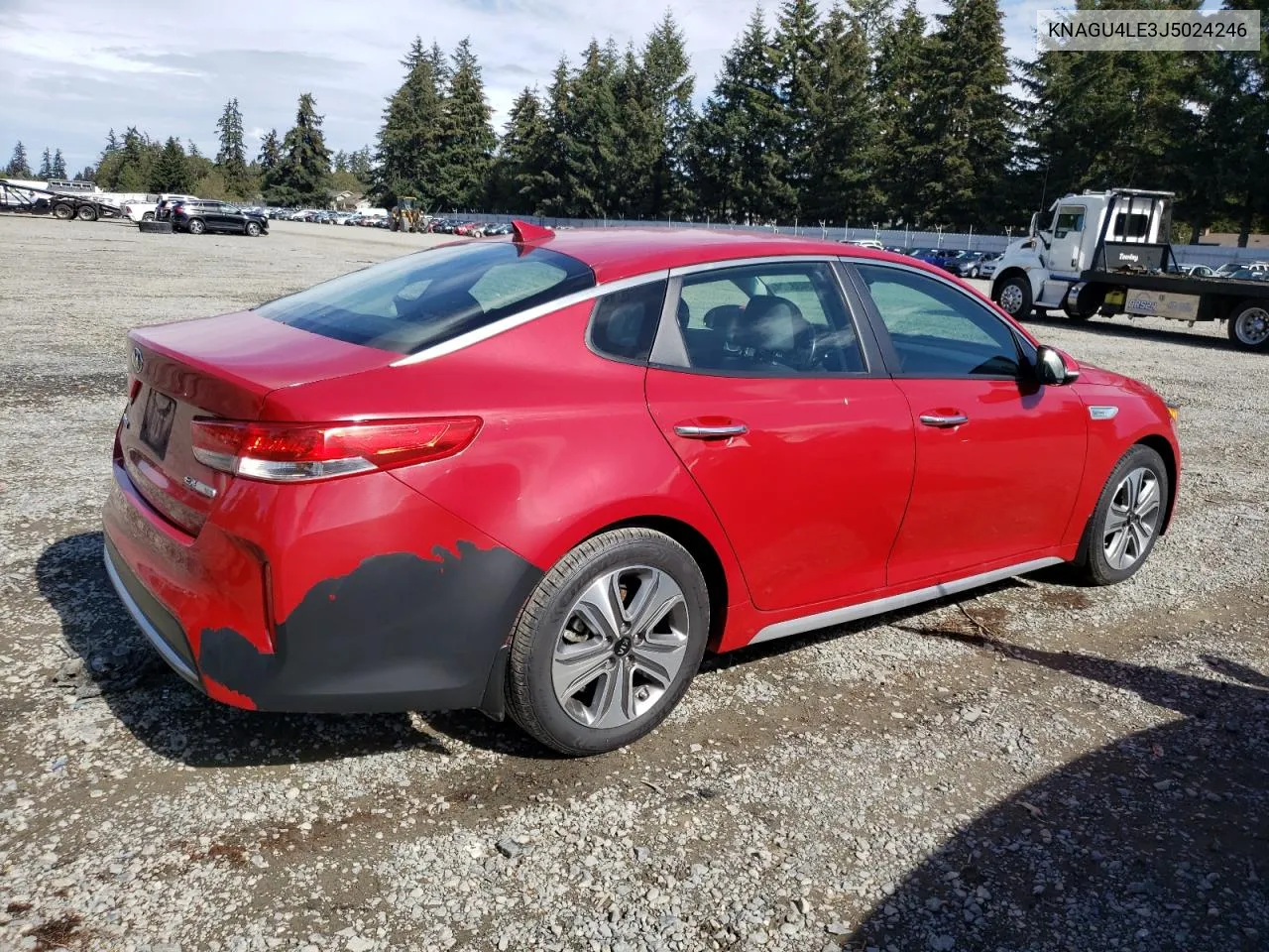 2018 Kia Optima Hybrid VIN: KNAGU4LE3J5024246 Lot: 73438204