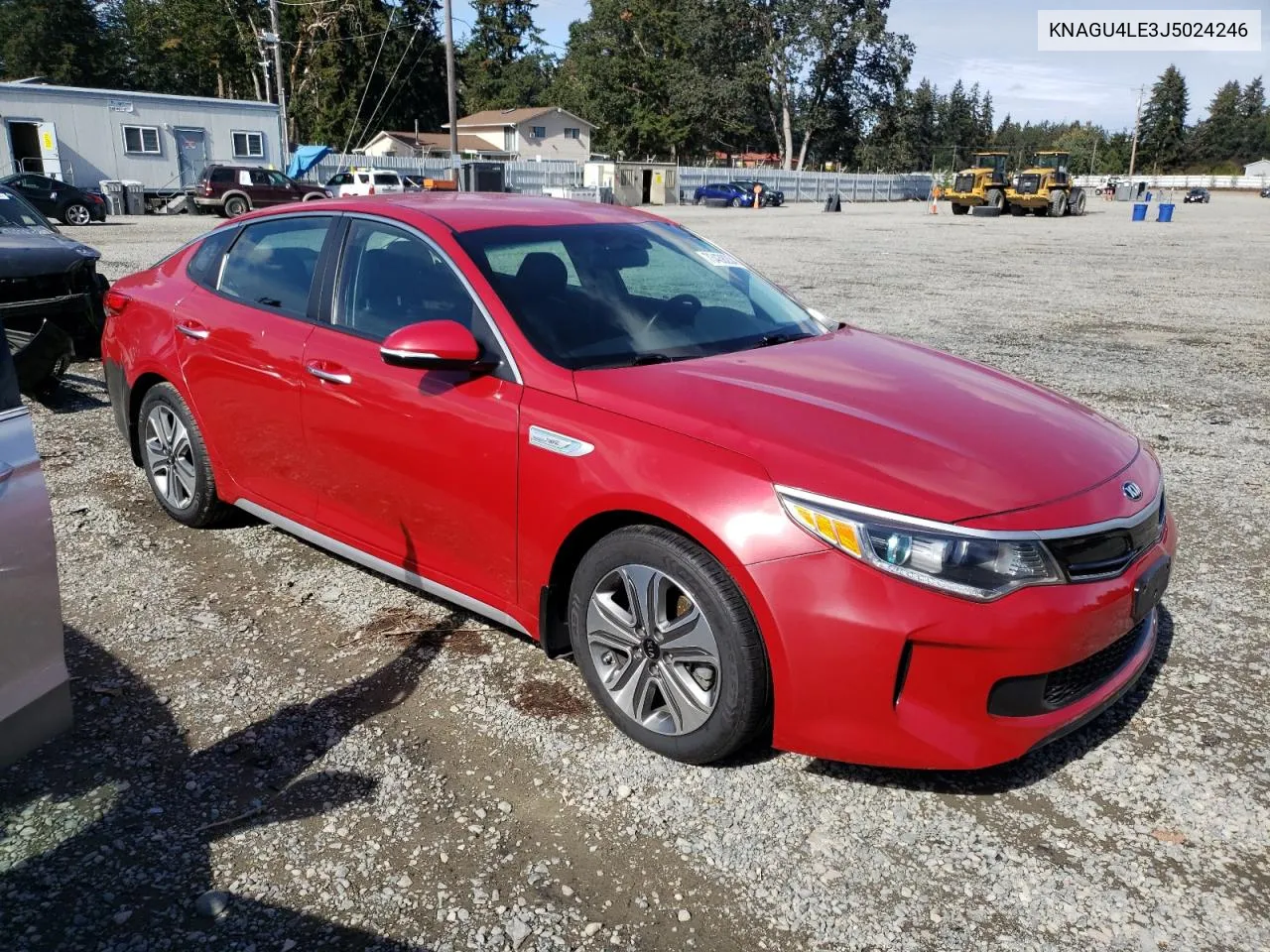 2018 Kia Optima Hybrid VIN: KNAGU4LE3J5024246 Lot: 73438204