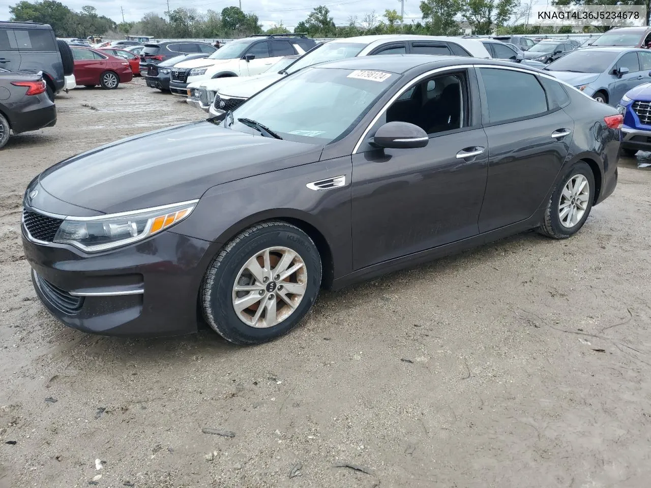 2018 Kia Optima Lx VIN: KNAGT4L36J5234678 Lot: 73798124