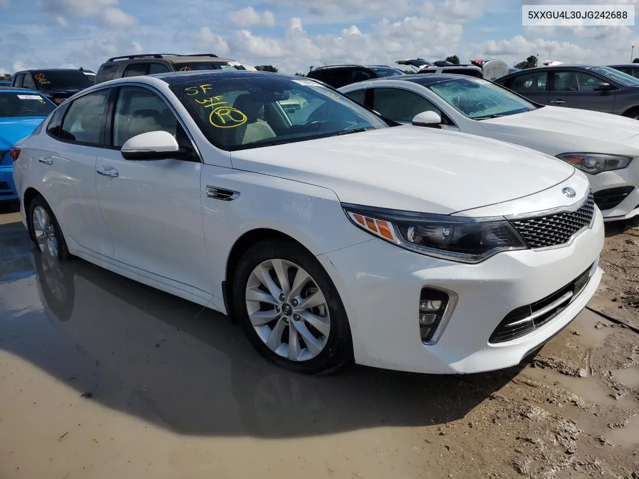 5XXGU4L30JG242688 2018 Kia Optima Ex