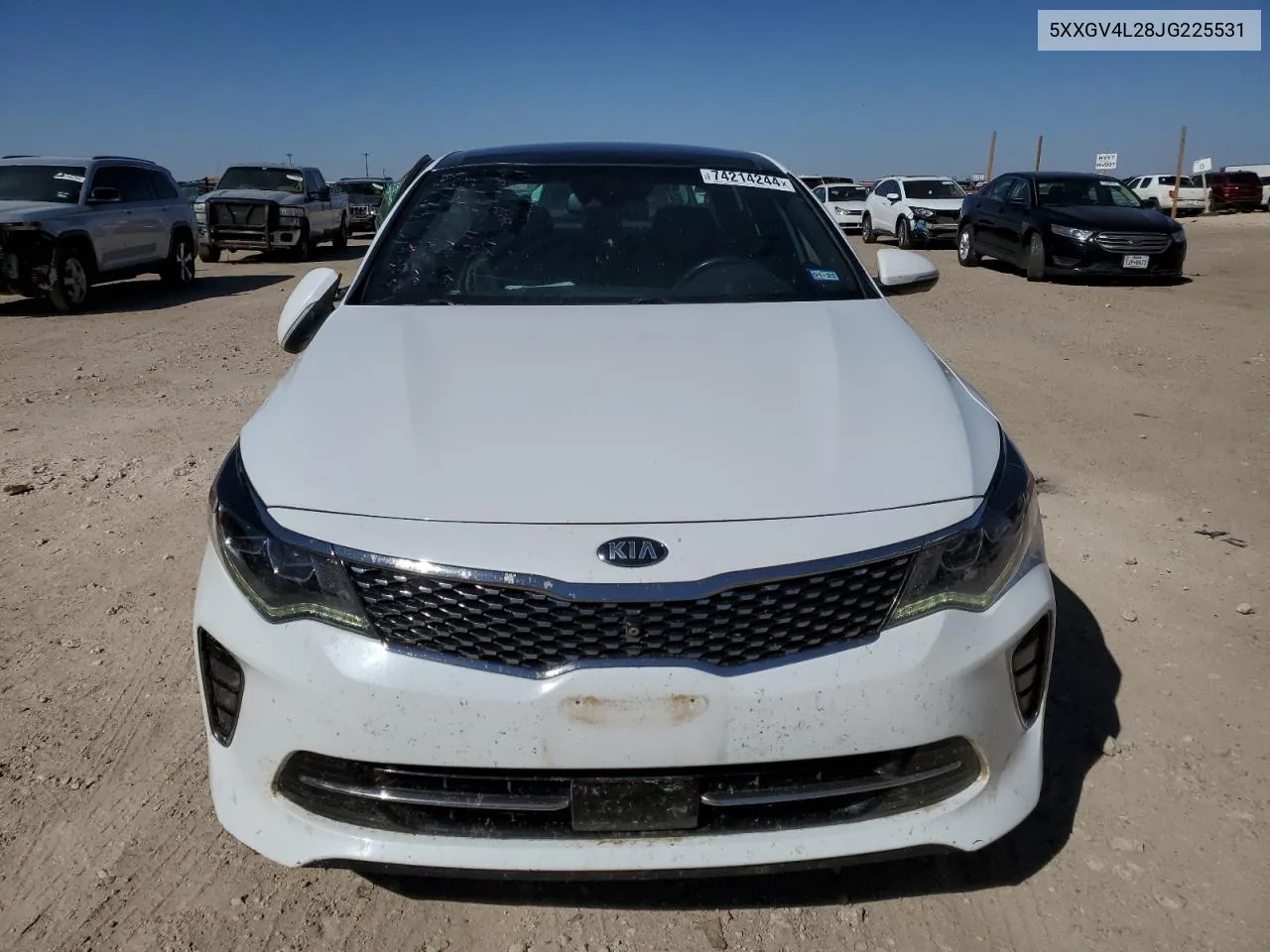 2018 Kia Optima Sxl VIN: 5XXGV4L28JG225531 Lot: 74214244