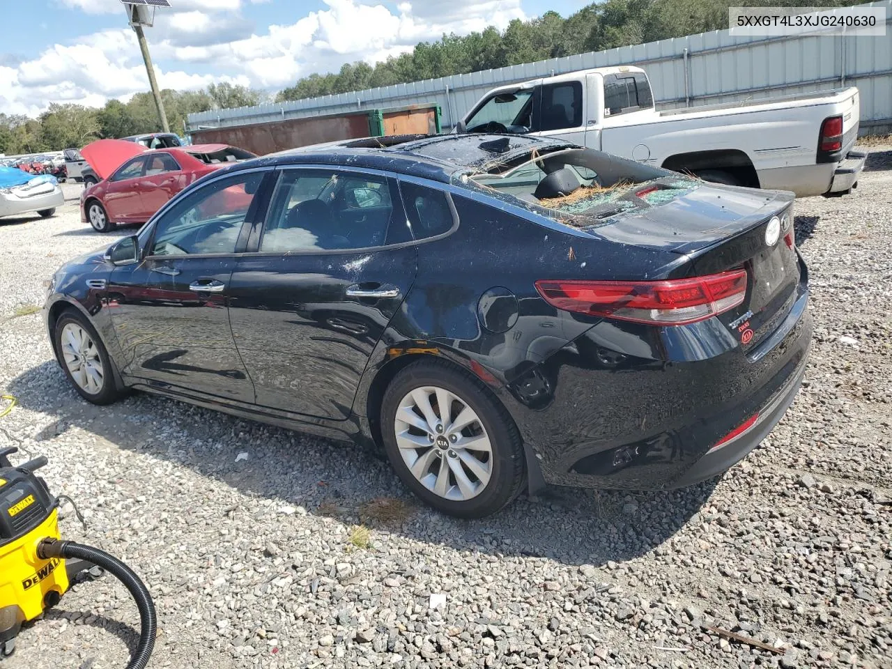 2018 Kia Optima Lx VIN: 5XXGT4L3XJG240630 Lot: 74221874