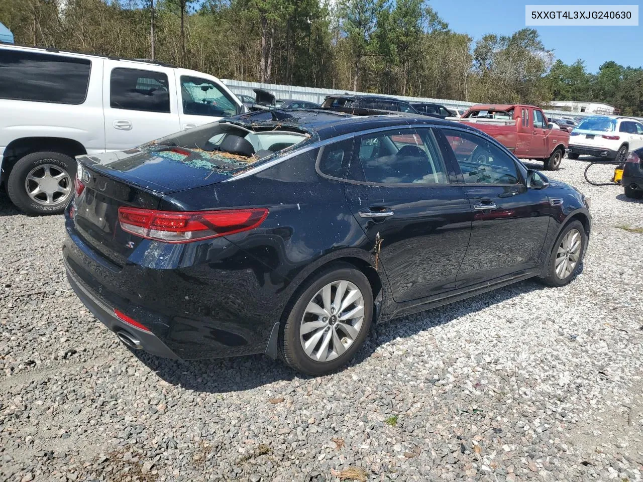 2018 Kia Optima Lx VIN: 5XXGT4L3XJG240630 Lot: 74221874