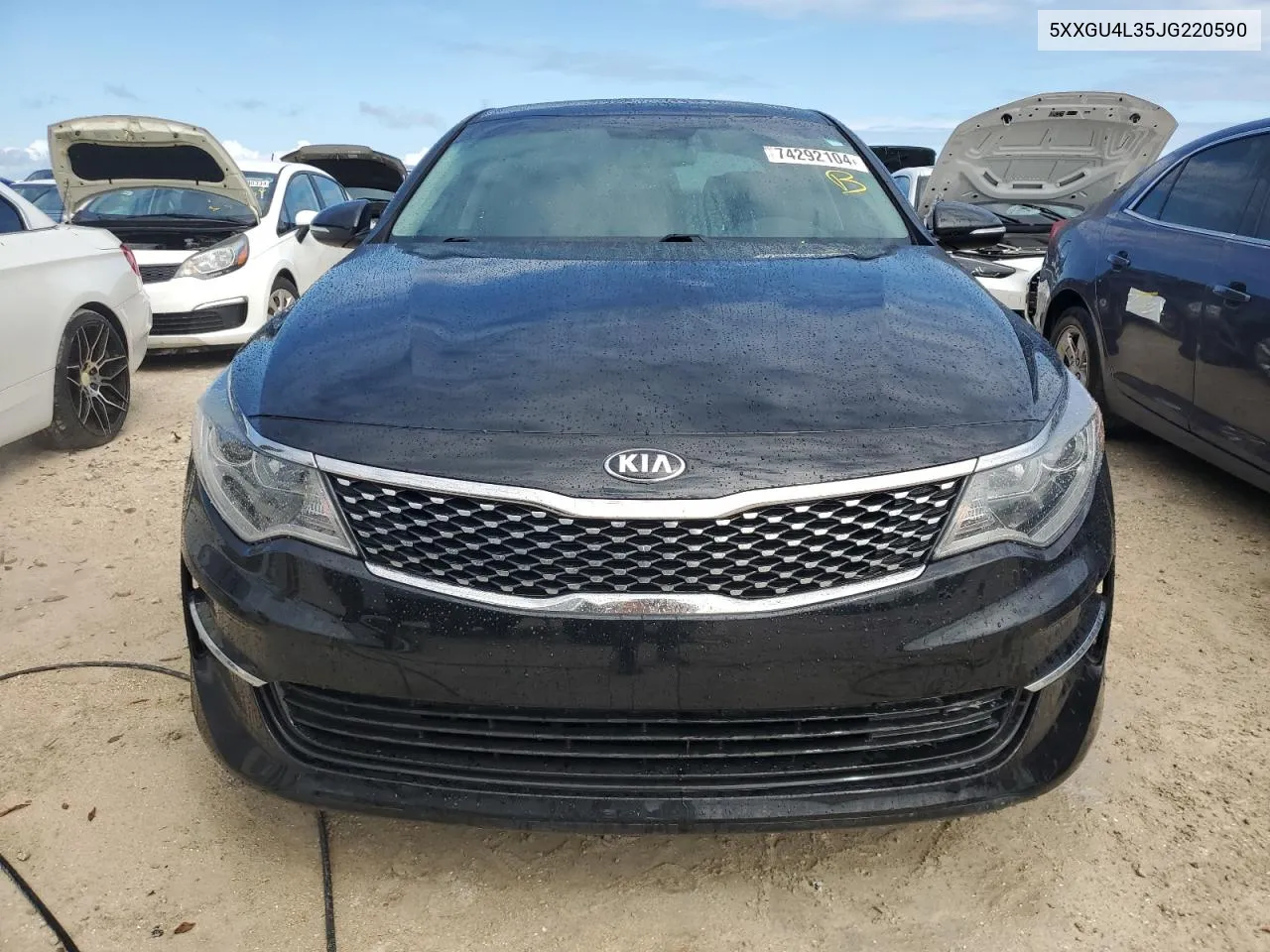 2018 Kia Optima Ex VIN: 5XXGU4L35JG220590 Lot: 74292104