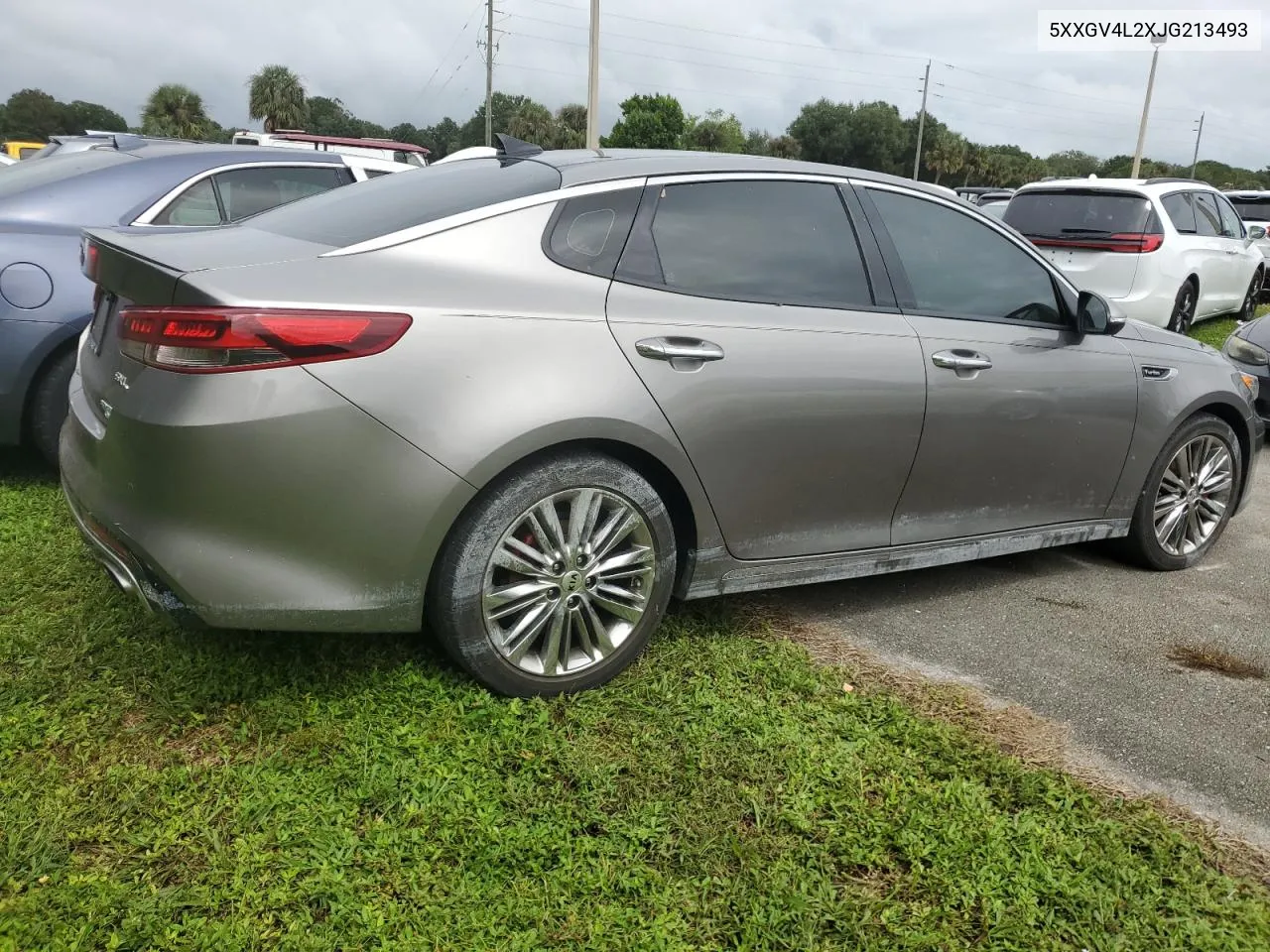 2018 Kia Optima Sxl VIN: 5XXGV4L2XJG213493 Lot: 74476154