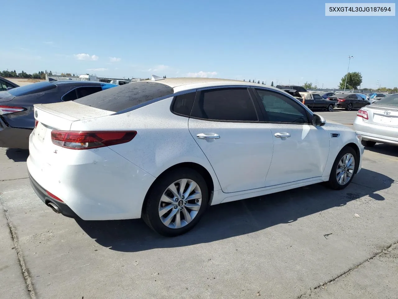 2018 Kia Optima Lx VIN: 5XXGT4L30JG187694 Lot: 74532134