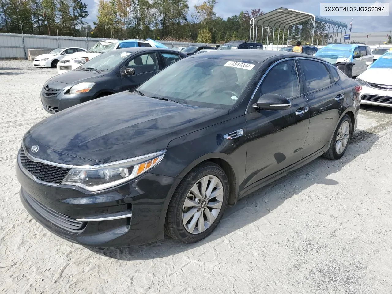 2018 Kia Optima Lx VIN: 5XXGT4L37JG252394 Lot: 74587034