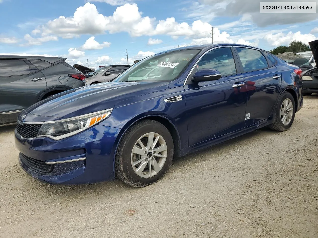 5XXGT4L3XJG188593 2018 Kia Optima Lx