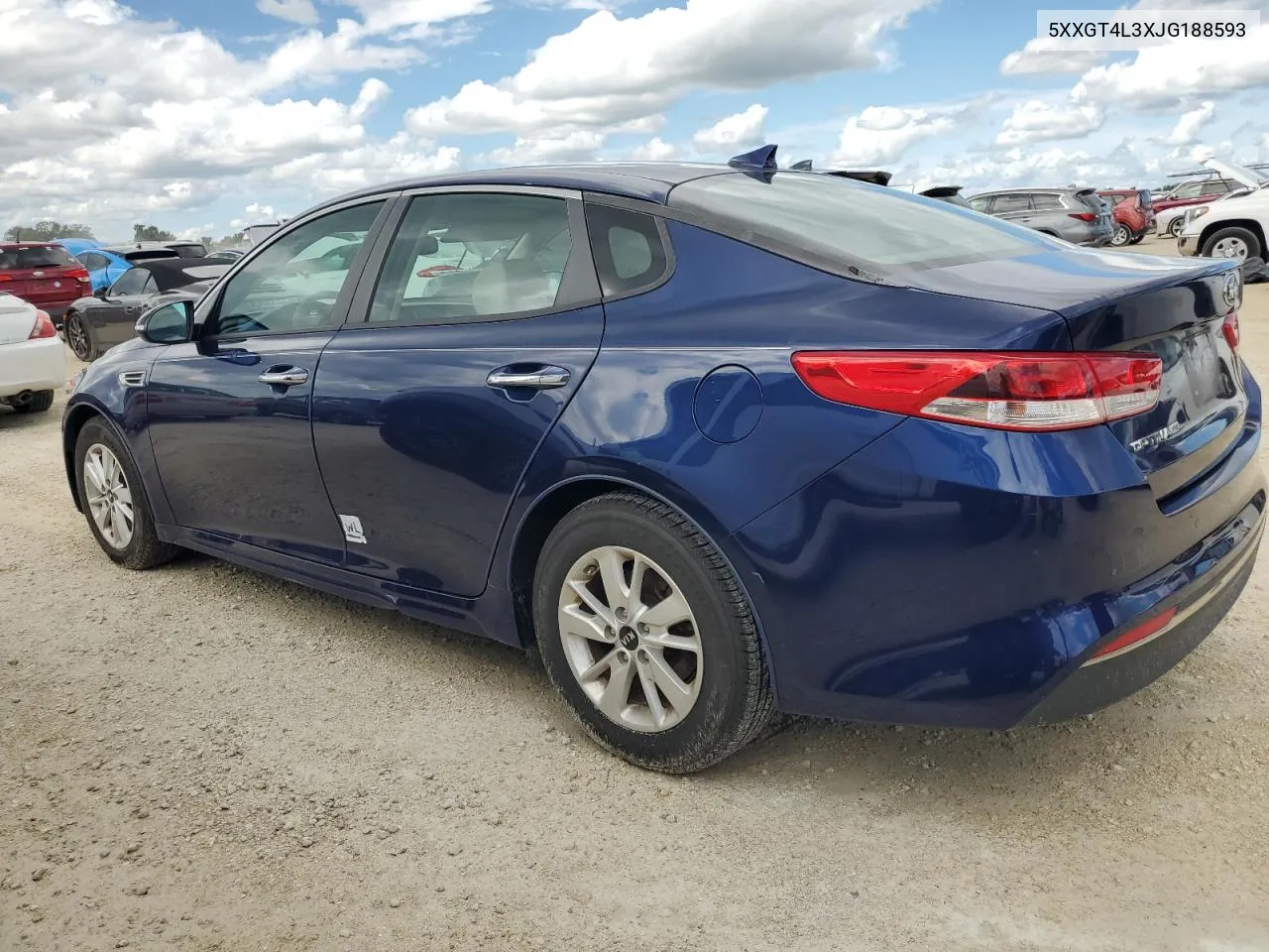 2018 Kia Optima Lx VIN: 5XXGT4L3XJG188593 Lot: 74604424