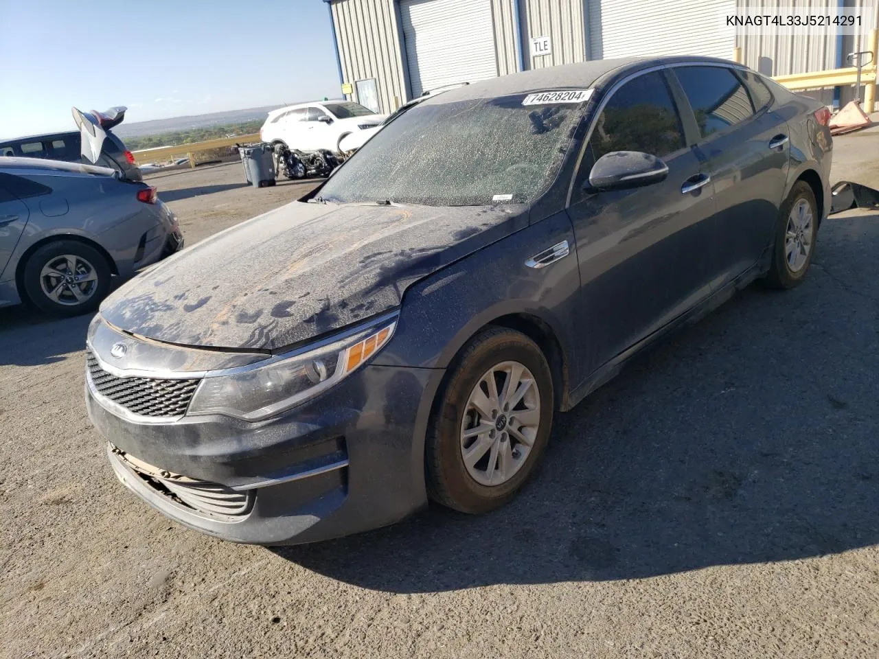 2018 Kia Optima Lx VIN: KNAGT4L33J5214291 Lot: 74628204