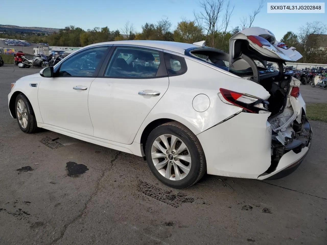 2018 Kia Optima Lx VIN: 5XXGT4L31JG202848 Lot: 74693394