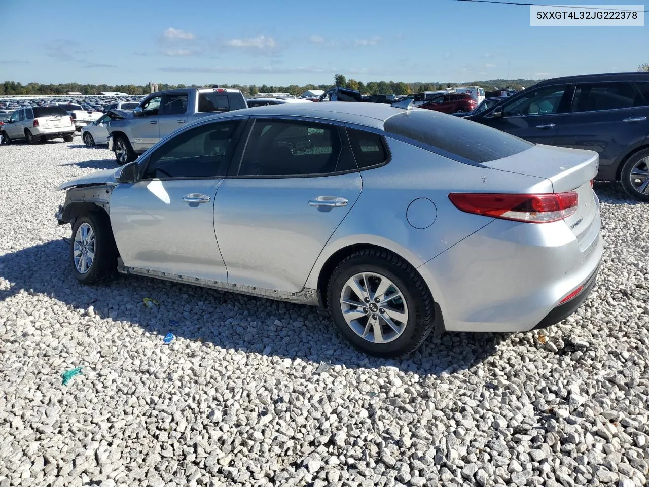 5XXGT4L32JG222378 2018 Kia Optima Lx