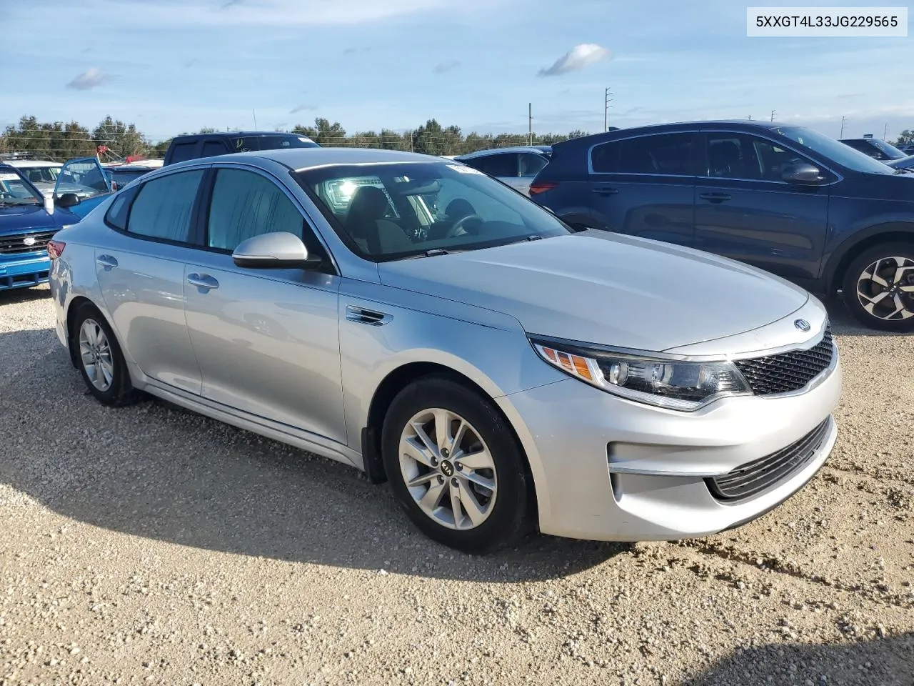 5XXGT4L33JG229565 2018 Kia Optima Lx