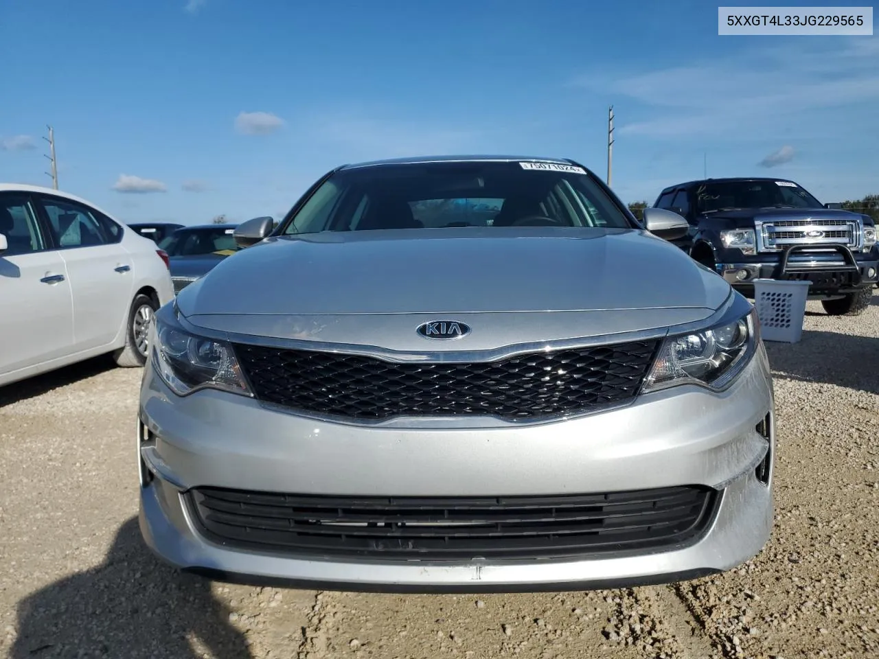 2018 Kia Optima Lx VIN: 5XXGT4L33JG229565 Lot: 75071024