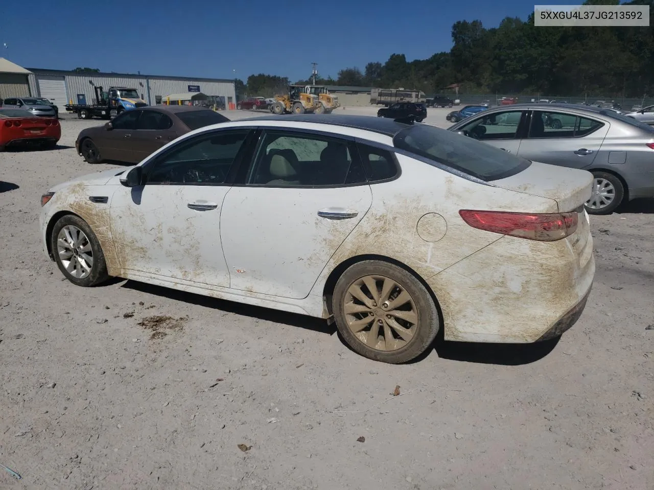 5XXGU4L37JG213592 2018 Kia Optima Ex