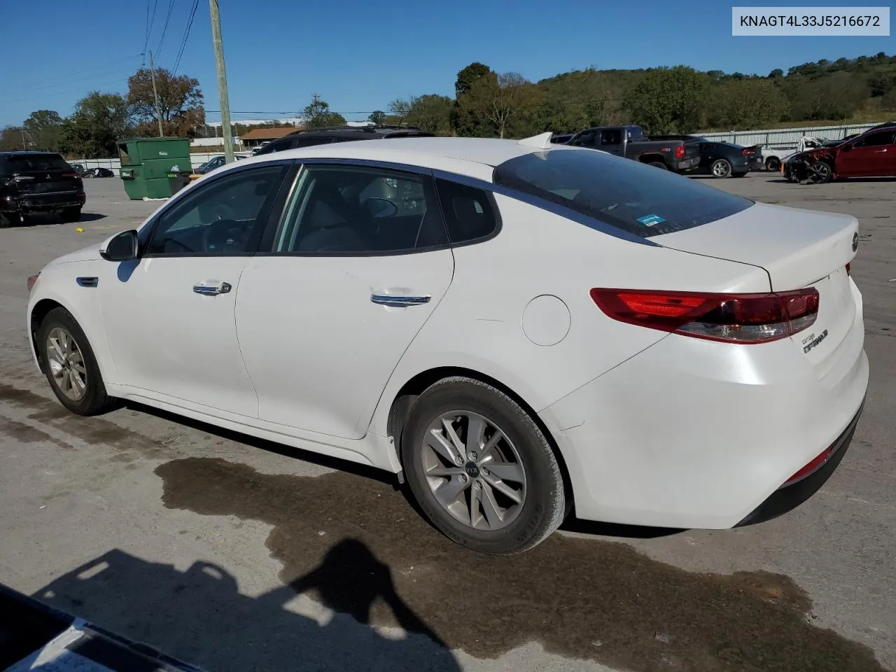 KNAGT4L33J5216672 2018 Kia Optima Lx