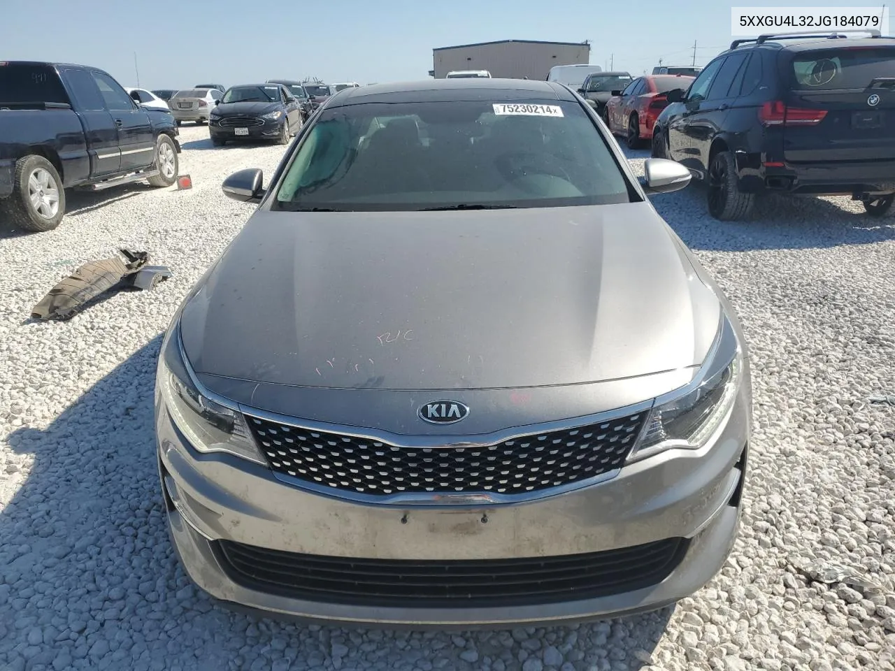 2018 Kia Optima Ex VIN: 5XXGU4L32JG184079 Lot: 75230214