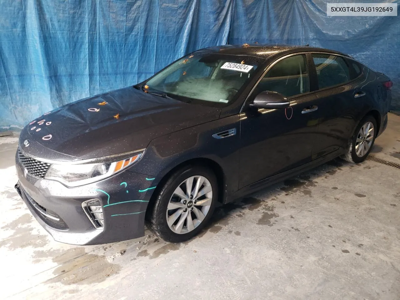 2018 Kia Optima Lx VIN: 5XXGT4L39JG192649 Lot: 75284924