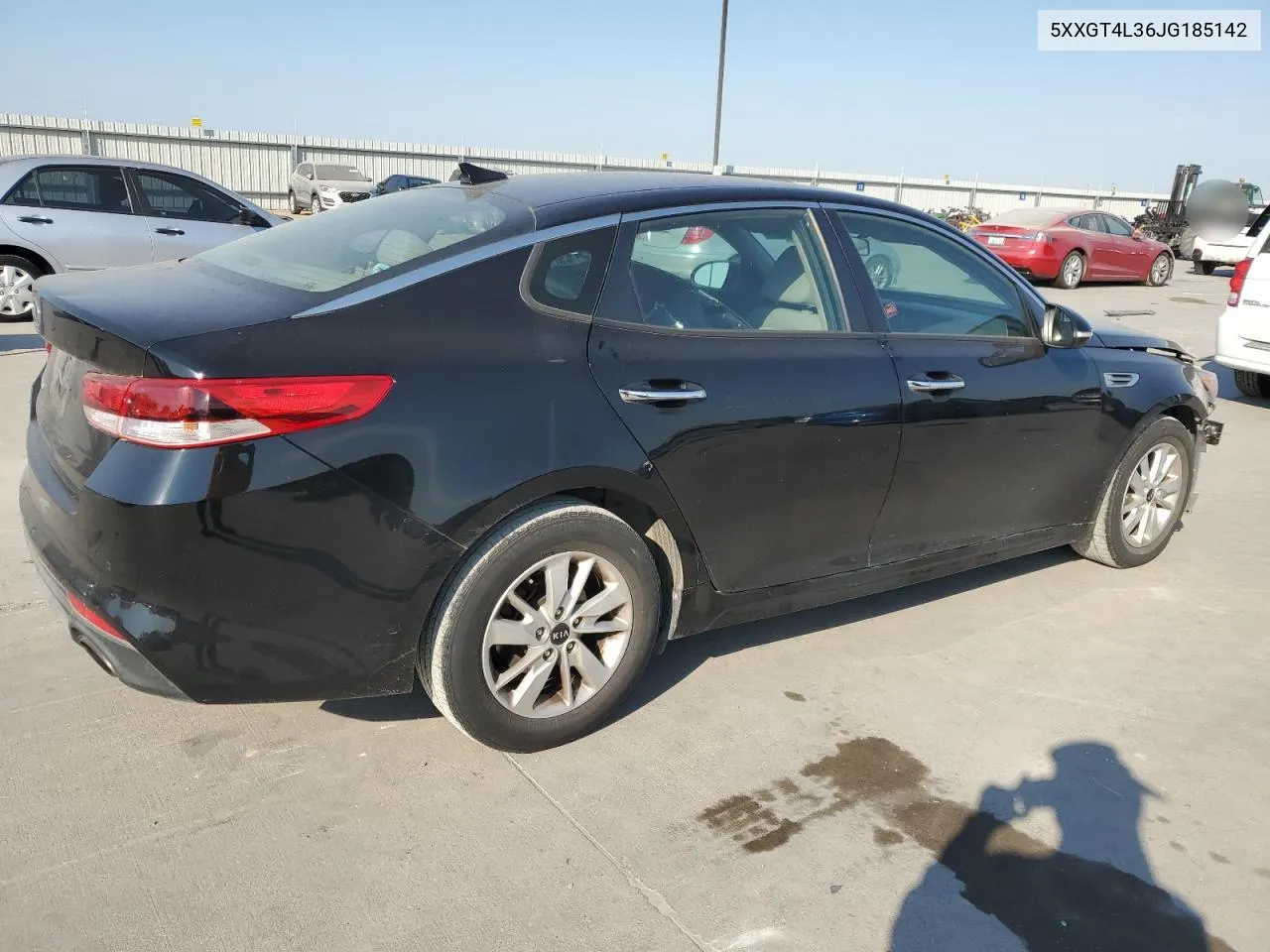 2018 Kia Optima Lx VIN: 5XXGT4L36JG185142 Lot: 75296854