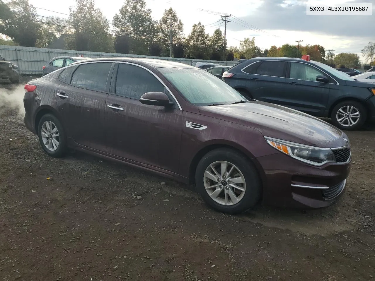 5XXGT4L3XJG195687 2018 Kia Optima Lx